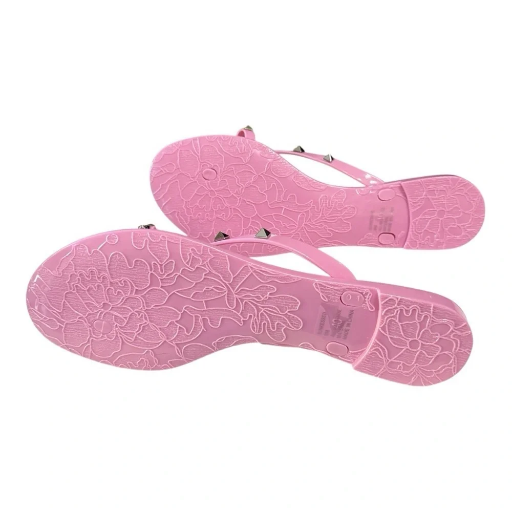 DV Dolce Vita Sunkissed Jelly Sandals Light Pink Size 9 NIB